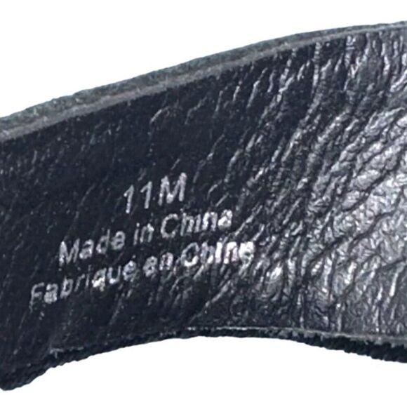 Nordstrom TREASURE & BOND Aleeya Block Heeled Slide Sandals 11 Leather Mules - Picture 9 of 9